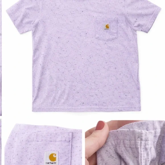 Carhartt Light Purple Speckled Pocket Tee - Picture 3 of 3